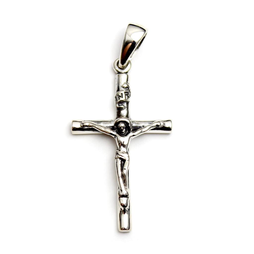 Christian Cross Silver 925 Pendant Pendant Top for Women and Men