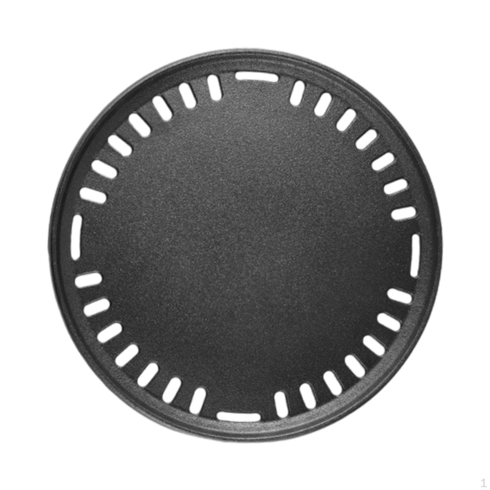 

Сковорода-гриль для барбекю с покрытием, антипригарная, для приготовления мяса, стейков, круглая, для жарки, запекания