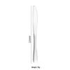 Stainless Steel Cutlery Set: Fork, Spoon, Long Ice Spoon, Western Knife, Steak Knife, Hotel Use, Customizable Logo