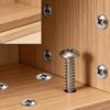 100/10Pcs Screws Pointed Self-Tapping Round Head Fastener Screw Hardware Fixing Maintenance Assembly Furniture Installation Tool