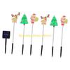 F26C Pack of 6 Solar Christmas Lights with Auto Dusk Sensor Providing Easy Operations for Various Outdoor Celebration