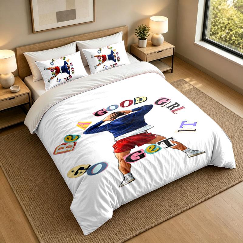 Set Biancheria da Letto 3 Pezzi Harry Styles Lenzuolo Morbido e Due Federe Decorazione Camera da Letto Casa