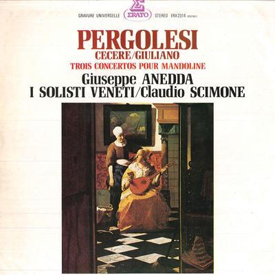 Disque LP GIUSEPPE ANEDDA, CLAUDIO SCIMONE, I - Pergolesi: Trois Concertos Pour Man ERX2314 ERATO 1977 Japon Classique Occasion