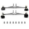 2pcs Metal Suspension Spring Plate Front Rear Leaf Spring Hanger for 1/14 Tamiya RC Dump Truck SCANIA 770S VOLVO BENZ LESU Car