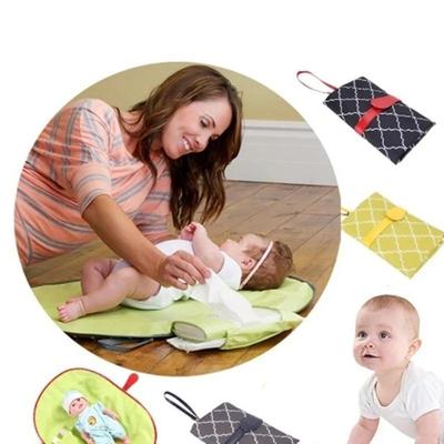 Multifunktionale Wickeltasche Wickelunterlage Tragbar Wasserdicht Faltbar Muttertasche Baby Wickelunterlage
