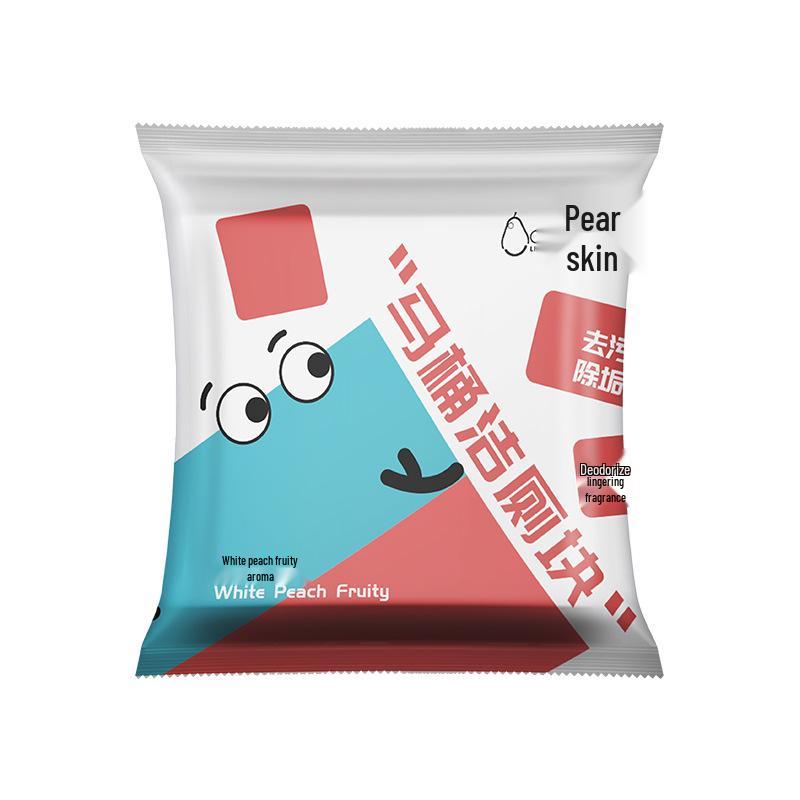 Pear Pond Bicolor Toilet Bowl Cleaner: Long-Lasting Odor Eliminator & Fragrance Retention with Blue Bubble Deodorant