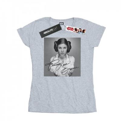 Womens/Ladies Princess Leia Organa Cotton T-Shirt