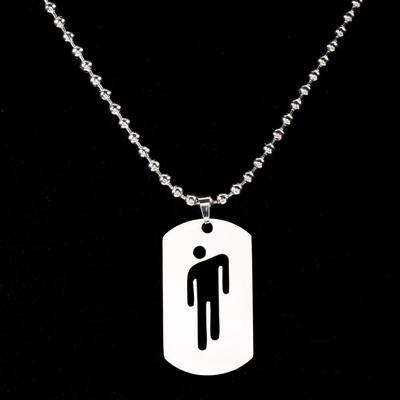 2025 Stainless Steel Pendant Necklaces Simple Trend Jewelry Gift Mirror Polish Hip Hop Jewelry