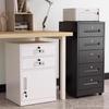 Compact Iron Office File Cabinet with Password Lock