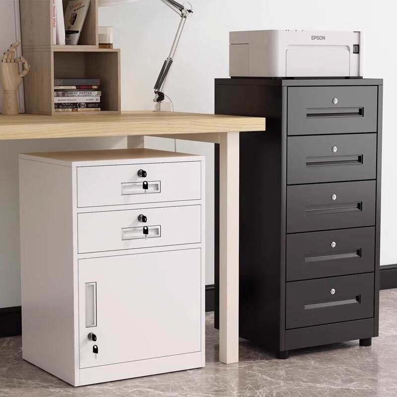 Compact Iron Office File Cabinet with Password Lock