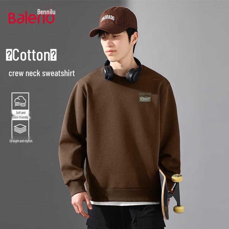 

Baleno Men s Casual Round Neck Knit Sweatshirt 2XL