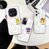 Pokemon Pikachu Ganger Luxury Phone Cover Case for Xiaomi Redmi Note 14 Pro A2 Plus A5 12 10S 12S 13 A1 10 11