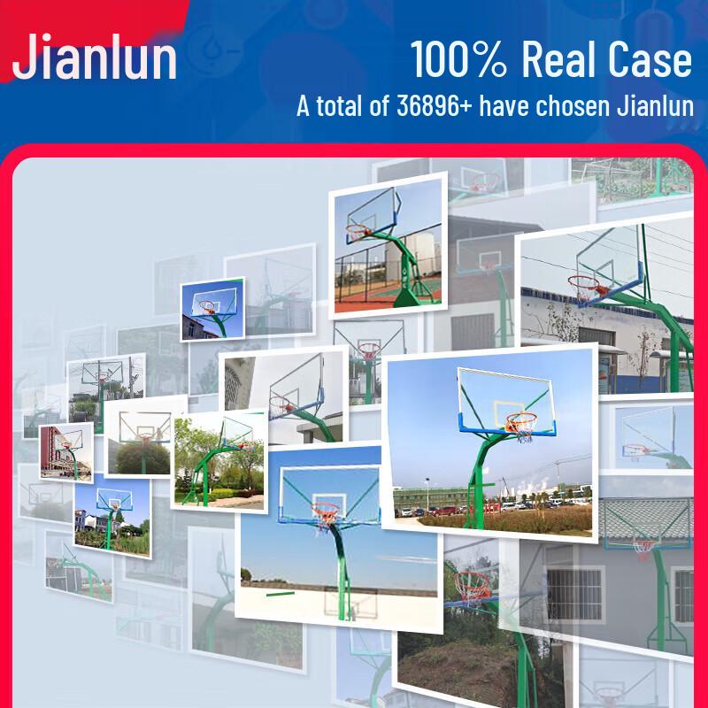 JEEANLEAN Movable Outdoor Basketball Hoop