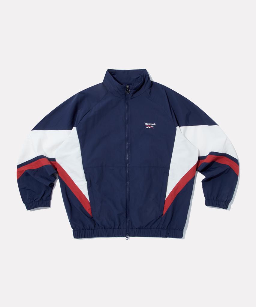 Reebok Dna Colorblock Windbreaker - Navy