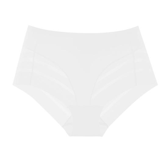 Women Middle Waist Underwear Spring Sheer Sexy Panties Summer Breathable Stretch Tummy Control Ladies Full Coverage