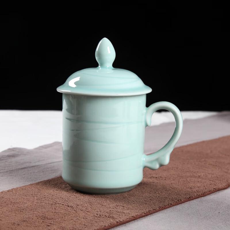 

Керамическая офисная чайная чашка Chaxun с крышкой и ручкой