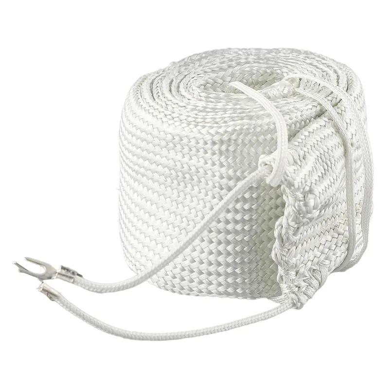 Glass Fiber Heating Tape High Temperature Pipe Insulation Glass Fiber Heating Hot Ribbon 220V 450 ℃  Electric Heater Wire Band