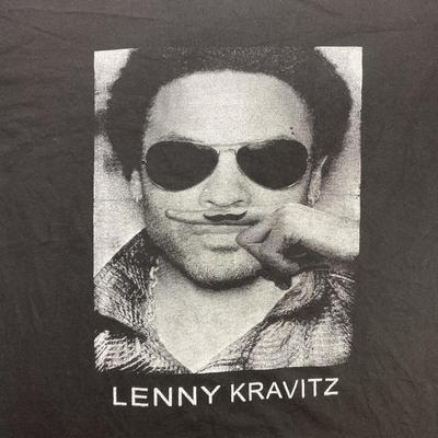Νέο Δημοφιλές Μαύρο T-Shirt Lenny Kravitz Βαμβακερό Πλήρες Μέγεθος Unisex T-Shirt