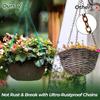 Wall Mounted Flower Pot Outdoor Wall Mounted Planter Basket Artistic Sense Planting Tool for Ceilings Patios Balconies Porches