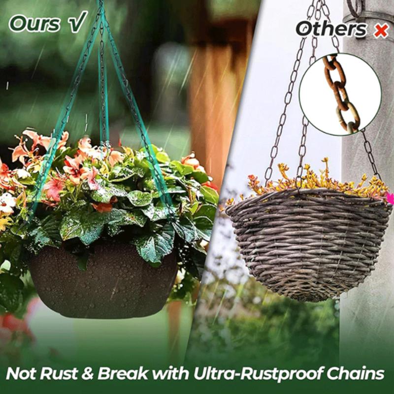 Wall Mounted Flower Pot Outdoor Wall Mounted Planter Basket Artistic Sense Planting Tool for Ceilings Patios Balconies Porches