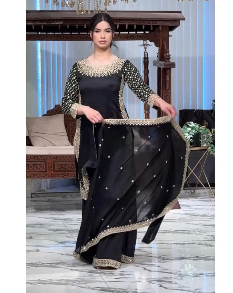 Women Bollywood Salwar Suit Designer Party Wear Salwar Kameez Palazzo Set Ethnic Wear