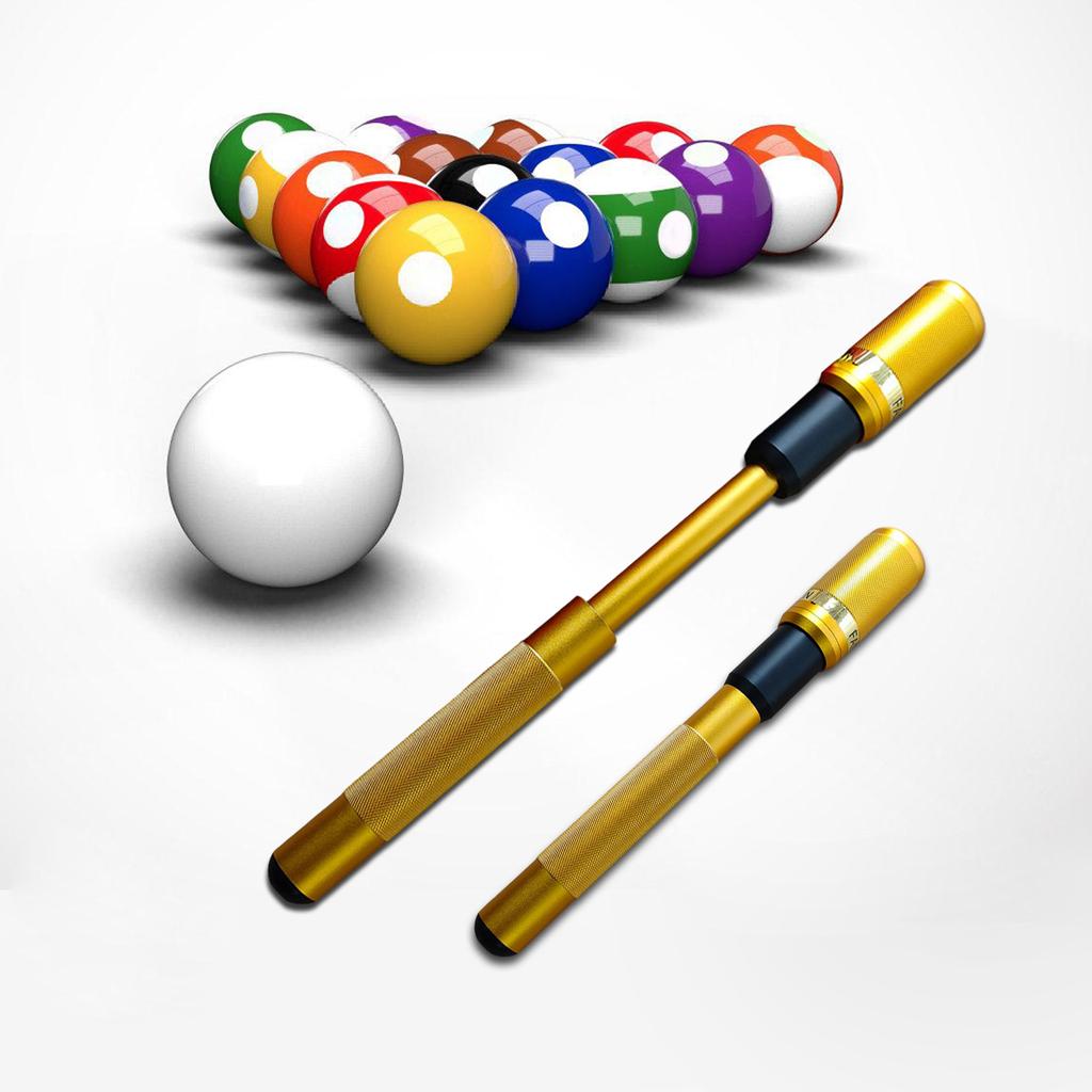 Billiard Pool Cue Extension Aluminium Alloy Telescopic Pool Cue Extension Billiard Cue Extender Billiards Stick Butt End