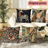 Bohemian Safari Tierprint Kissenbezüge Muster Kissenbezug Geeignet für Sofa Schlafzimmer Auto Kissenbezug