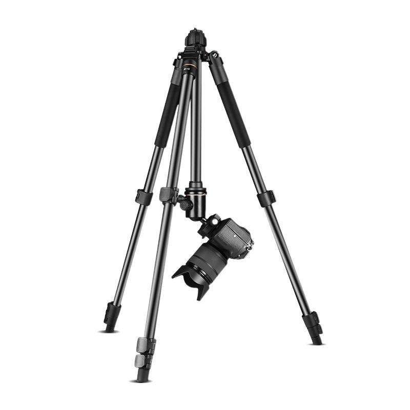 Lightweight Aluminum Alloy Camera Tripod for Mobile Phone & DSLR - Portable Travel Bracket with Tripod Head Q518