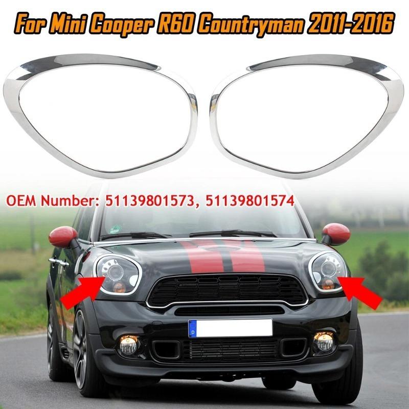 51139801573 51139801574 For 2011-2016 R60 R61 BMW MINI Cooper Countryman Paceman Headlight Trim Ring Bezel