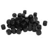 50PCS Blank Six Sided Dice Round Corner Plastic 0.6in Dice Cubes for Board Games DIY Sticker Math Teaching Party