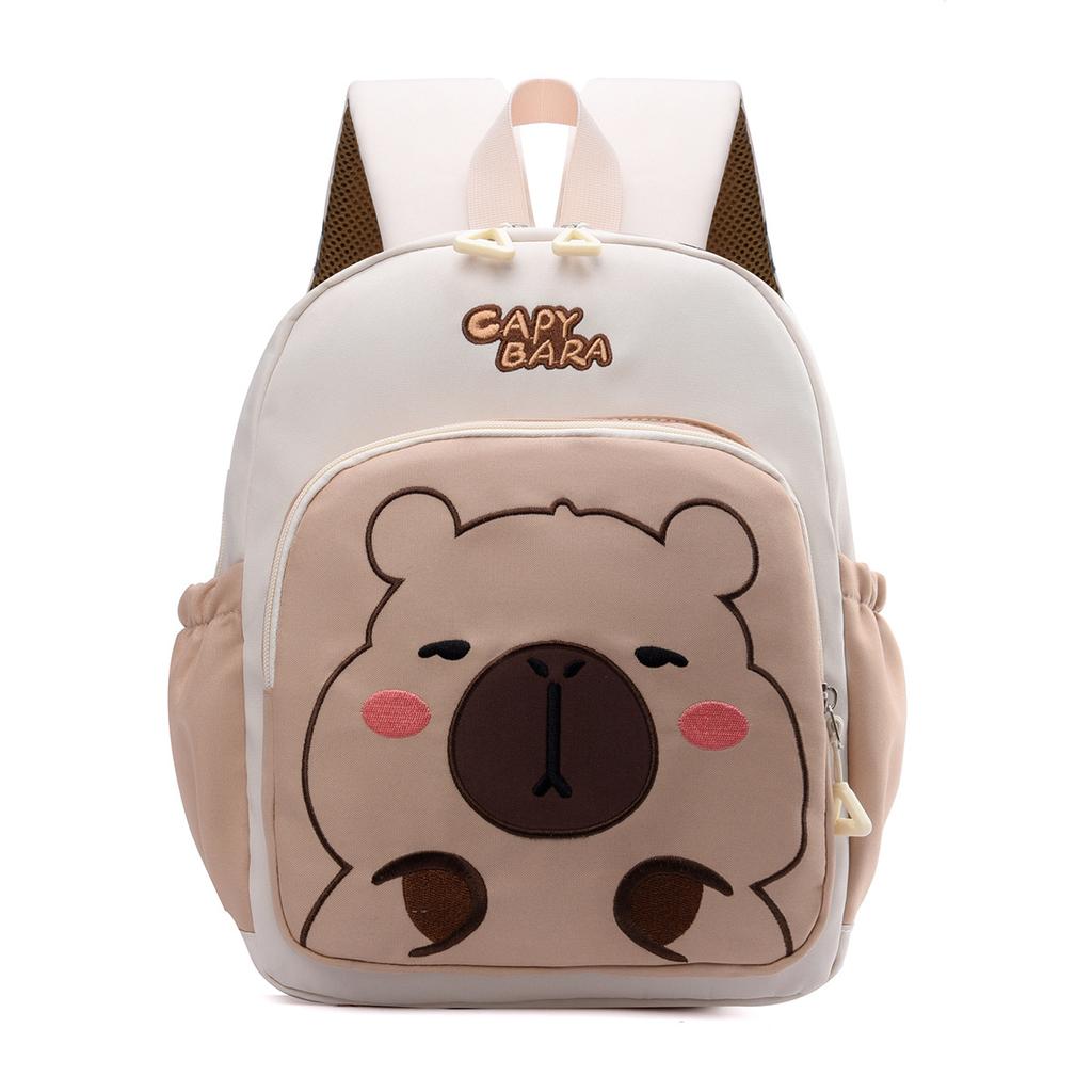 School Bag Kapibara Children's New Preschool Casual Cute Backpack Tide