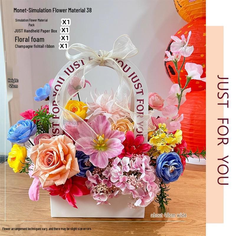 Romantic Wedding Aisle & Table Flower Arrangement: Floral Art Bouquet and Ornaments