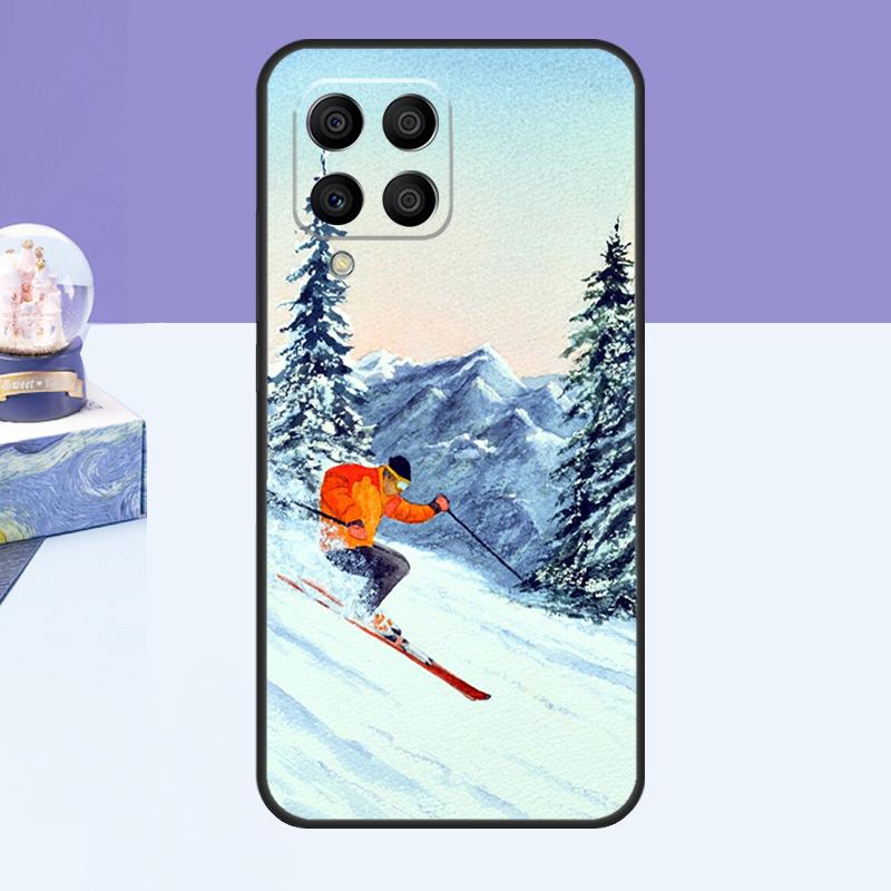 Ski Neige Snowboard Case For Samsung Galaxy M14 M54 M13 M23 M16 M11 M21 M31 M20 M34 M52 M32 M12 M36 M56 M15 M55