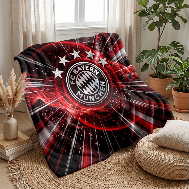 Bayern Munich Theme blanket Soft Flannel Blanket Plush Throw Blanket Cozy Sofa Bed Blanket for Home Decor