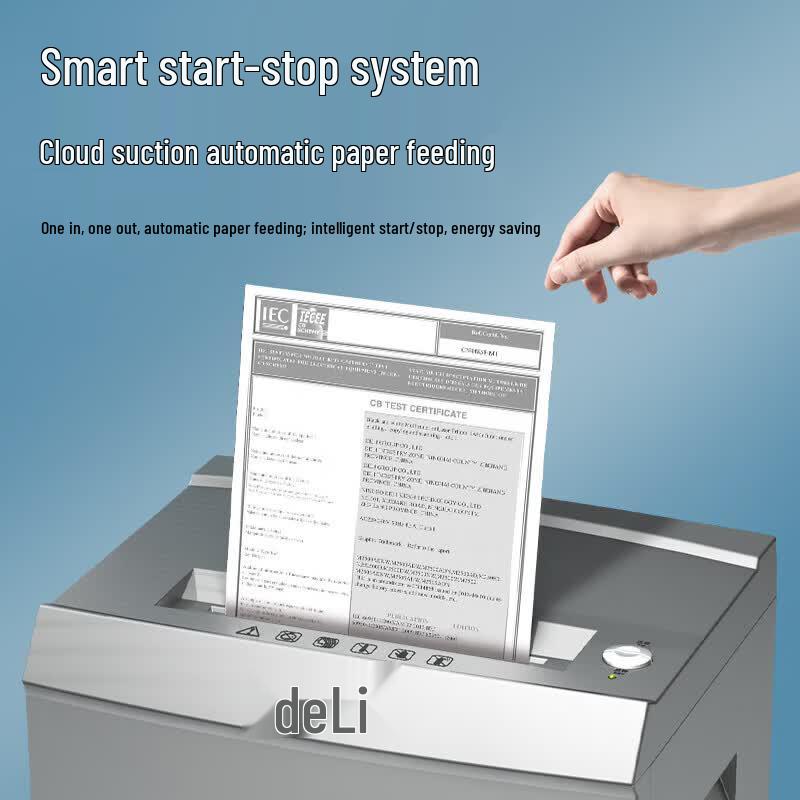 Deli 9906 P-5 Commercial Paper Shredder CN Plug (adapter Included)