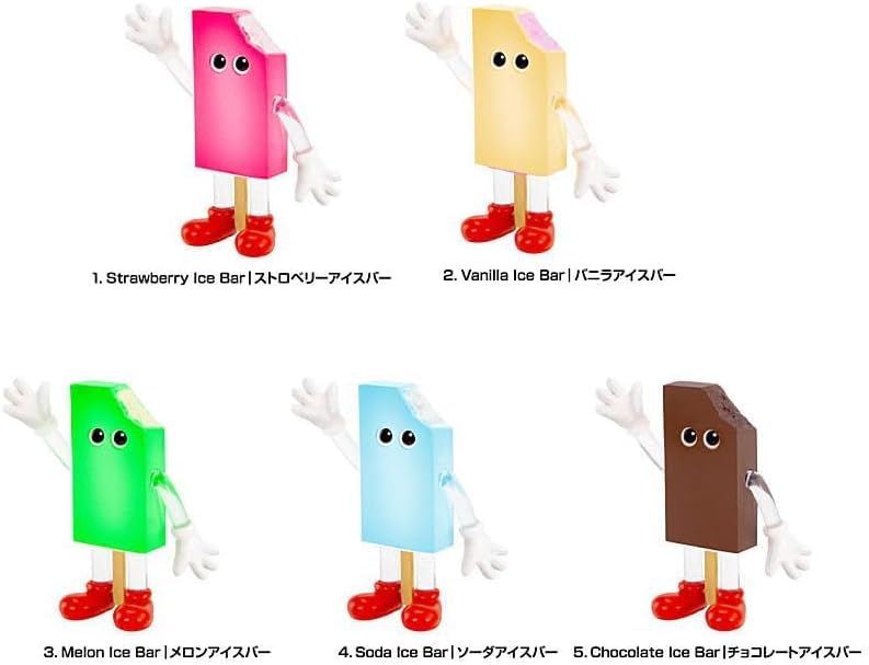 FLAVORS Kolekcja Figurek Vol. 4 4. Edycja [Kompletny zestaw 5 sztuk] Gachapon kapsułka zabawka