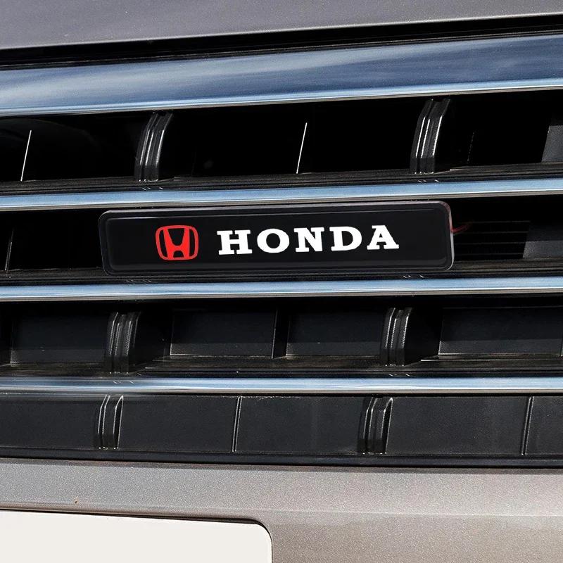 XR Auto Neu Honda Auto Frontgrill Aufkleber Abzeichen Auto Scheinwerfergrill Emblem LED Licht Emblem Für Honda Mugen Accord Odyssey JAZZ CRV