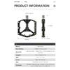 WEST BIKING 3 Bearings Bike Pedals Carbon Fiber Tube Ultralight Aluminum Widen Flat Pedal Anti-slip MTB Road Bike Pedals