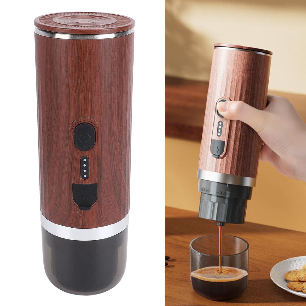 Portable Coffee Maker 20bar Extraction Self Heating 304 Stainless Steel 7500mAh Rechargeable Cordles