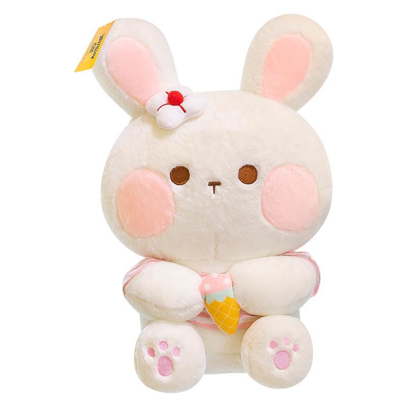Cute Cartoon Rabbit Animal Plush Toys Lovely Deer Panda Girls Kids Gifts Bedtime