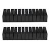 2-Piece Heatsink, Black Groove Heat Dissipation Plate, Cooling Fins, Aluminum, Thermal Runaway Prevention, Heat Dissipation Module, 120x40x20mm,