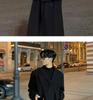 Men's Korean Style Over-the-Knee Wool Winter Coat - Thickened, Mid-Length, Loose Fit