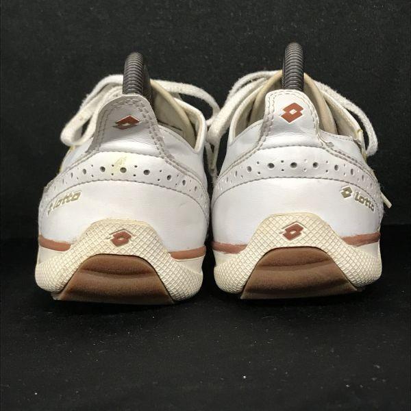 Lotto Halbschuhe aus Leder 27.5 USA9.5 weiß Straight Tip(GEBRAUCHT)