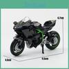 Kawasaki Ninja H2r Motorcycle Toy Model Alloy Kids Vehicle With Inertia Control For Playtime