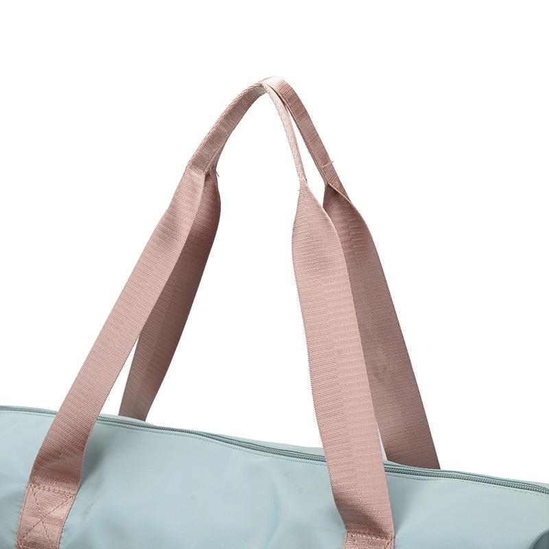 Folding Storage Bag Women's Large Capacity Travel Luggage Bag Dry and Wet Separate Gym Bag with Separation Shoes Bags