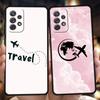 Phone Case For Samsung A15 A13 A35 A55 A51 A71 A41 A31 A21S A03S A05 A17 A23 A25 A33 A53 A73 5G A07 4G Cover Airplane Pattern