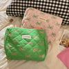 Bowknot Quilted Makeup Bag Multi-function Stationery Storage Bag  Makeup Accessory