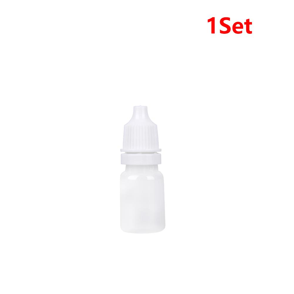 50pcs 5/10/15ml Eye Dropper Bottles Refillable Eye Drop Bottle Portable Eye Liquid Dropper for Solvents Essence Eye Drops Saline