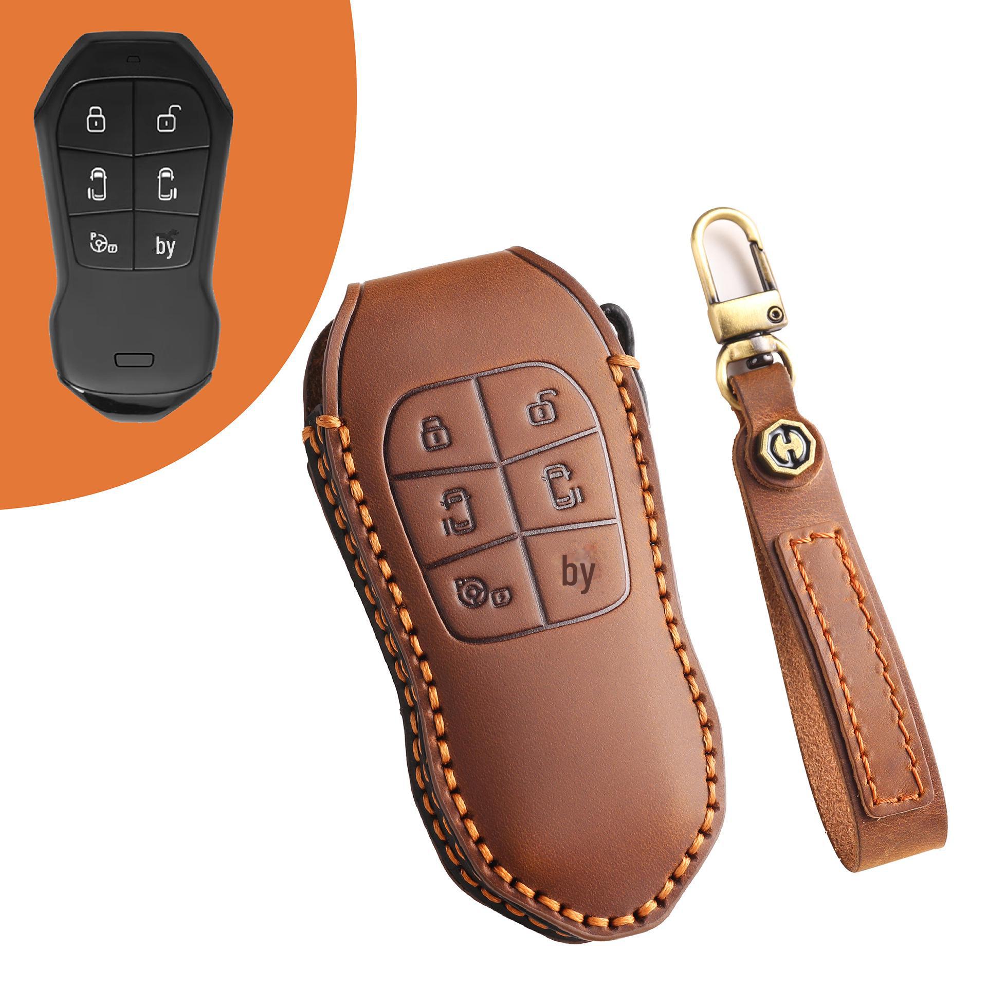 

2024 Xiaopeng X9 Key Cover - Protective and Customizable коричневый