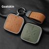 For Zeekr 001 007 7X X 009 Key Case Buckle Bluetooth Card Key Case Real Goat Leather Car Accessories Car Key Cover Modification